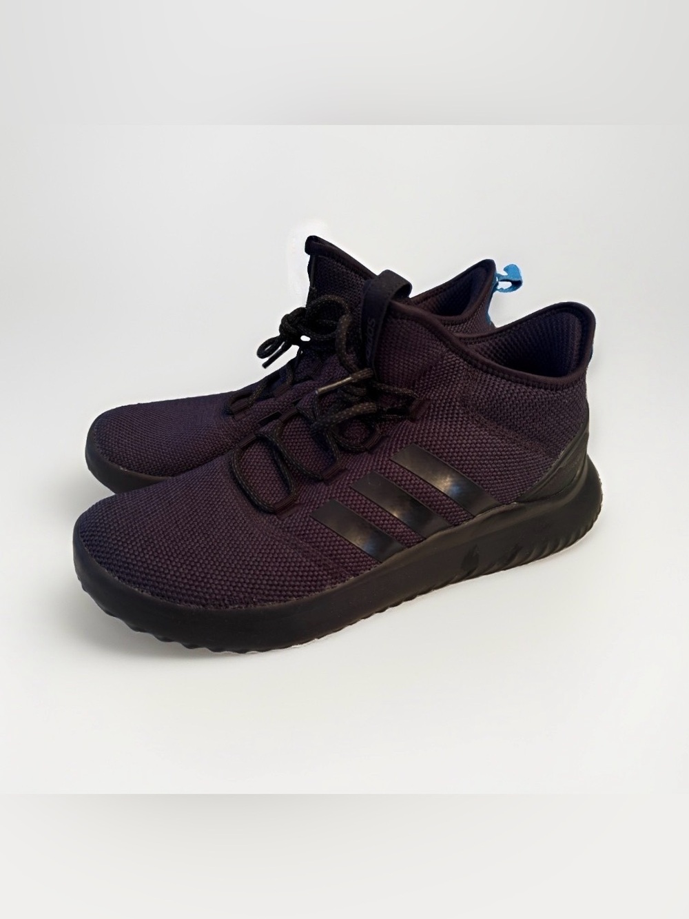 Adidas Cloudfoam Ultimate Triple Black Mens 12 Running Shoes Sneakers BC0018